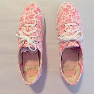 Keds + Rifle Paper Co pink shoes size 8